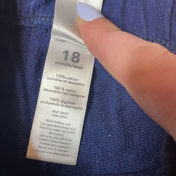 Blue Joggers with Patches - Picture 6 of 10